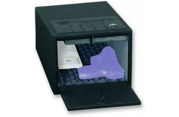 Image of Bulldog Cases &amp; Vaults 13x8x6in Deluxe Pistol Vault w/ Light, Combination Lock BD1500