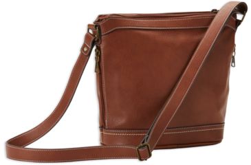 Image of Bulldog Cases &amp; Vaults Bucket Style Purse w/Holster, Saddle, Saddle, BDP-045