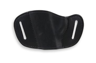 Image of Bulldog Cases &amp; Vaults Small- Left Hand Black Molded Leather Belt Slide Holster Fits Small and Mini Autos