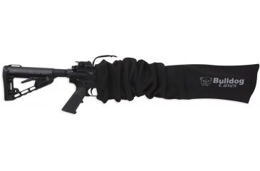 Image of Bulldog Cases &amp; Vaults Tactical Rifle Sock 45in x 6in, Black, BD158