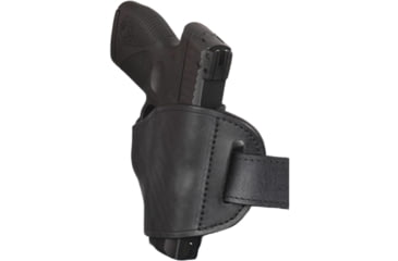Image of Bulldog Molded Leather Belt Slide Holster, RH, Black, 1103465