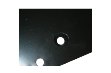 Image of Bulldog Winch Truck Mounting Plate, Black Powder Coated, Black, 20291