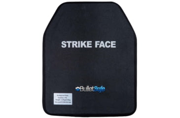 Image of BulletSafe Lightweight Ballistic Ceramic Plate, Level III, Black, BS56000