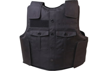 Image of BulletSafe Uniform Front Carrier - Accessory for Bulletproof Vests, Black, 4XL, BS54003-4XL
