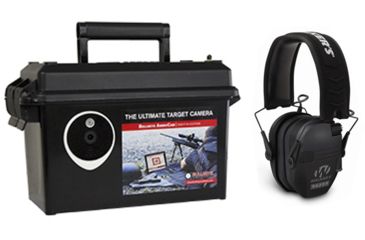 Image of Bullseye Camera Systems Sight-In Edition Shooting Camera W/ Walkers Razor Series Slim Folding Electronic Ear Muff