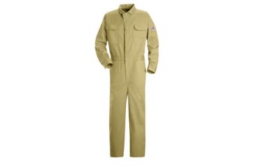 Image of Bulwark Deluxe Contractor Coverall, Excel FR, Men, KHAKI, LN44 CED2KHLN44