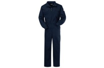Image of Bulwark Deluxe Coverall, Excel FR ComforTouch, 7 oz., NAVY, RG38 CLB2NVRG38