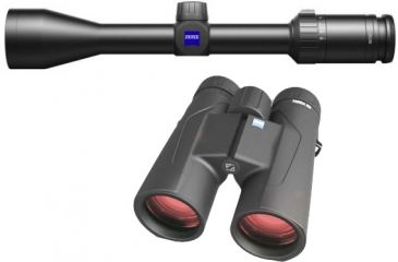 Image of Zeiss Terra 3-9x42 Rifle Scope w/ Reticle RZ6 &amp; Hunting Turret 522701-9979 and Zeiss Terra 10x42 ED Binocular 524206-9901-000 5227019979-KIT1
