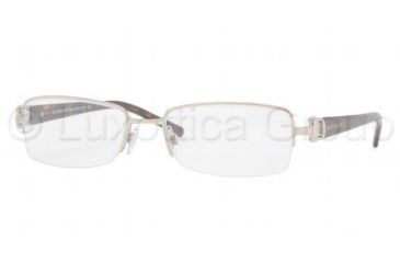 Image of Burberry BE 1090 Eyeglasses Styles Burberry Gold Frame w/Non-Rx 50 mm Diameter Lenses, 1002-5017