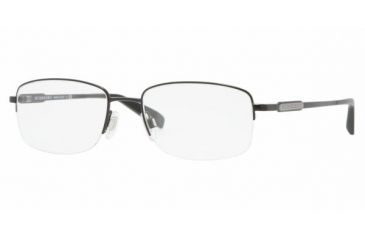 Image of Burberry BE 1138 Eyeglasses Styles Shiny Black Frame w/Non-Rx 52 mm Diameter Lenses, 1051-5218