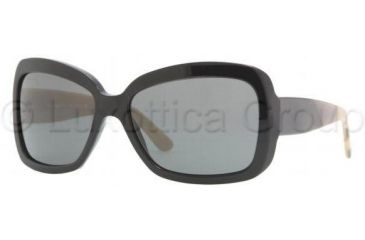 Image of Burberry BE4074 Bifocal Sunglasses - Shiny Black Frame / 58 mm Prescription Lenses, 300187-5815