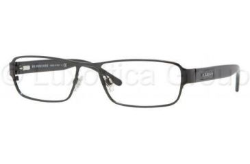 Image of Burberry BE1213 Progressive Prescription Eyeglasses 1001-5216 - Black Frame