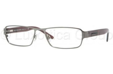 Image of Burberry BE1213 Progressive Prescription Eyeglasses 1057-5216 - Dark Gunmetal Frame
