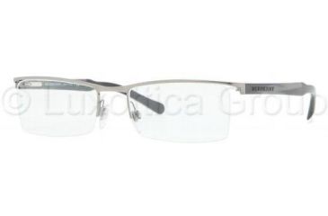 Image of Burberry BE1223 Single Vision Prescription Eyeglasses 1003-5418 - Gunmetal Frame