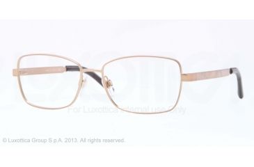 Image of Burberry BE1259Q Progressive Prescription Eyeglasses 1189-52 - Gold Frame