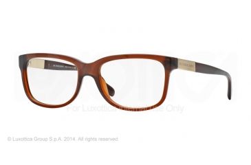 Image of Burberry BE2164 Progressive Prescription Eyeglasses 3469-53 - Brown Frame