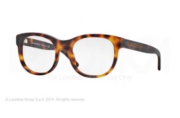 Image of Burberry BE2169 Progressive Prescription Eyeglasses 3382-50 - Matte Light Havana Frame