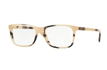 Image of Burberry BE2178 Bifocal Prescription Eyeglasses 3501-55 - Light Horn Frame