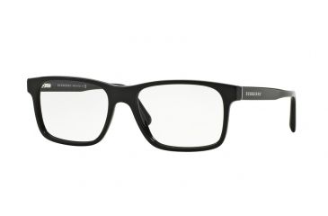 Image of Burberry BE2198 Progressive Prescription Eyeglasses 3001-53 - Black Frame
