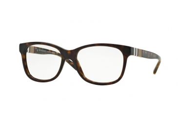 Image of Burberry BE2204F Progressive Prescription Eyeglasses 3002-54 - Dark Havana Frame