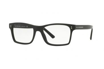 Image of Burberry BE2222 Progressive Prescription Eyeglasses 3594-53 - Matte Black Frame