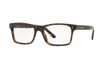 Image of Burberry BE2222F Progressive Prescription Eyeglasses 3536-55 - Matte Dark Havana Frame
