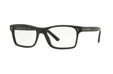 Image of Burberry BE2222F Progressive Prescription Eyeglasses 3594-55 - Matte Black Frame