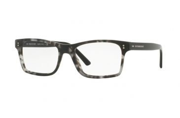 Image of Burberry BE2222F Progressive Prescription Eyeglasses 3596-55 - Matte Grey Havana Frame