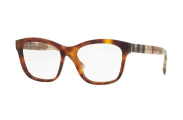 Image of Burberry BE2227 Eyeglass Frames 3601-52 - Light Havana Frame