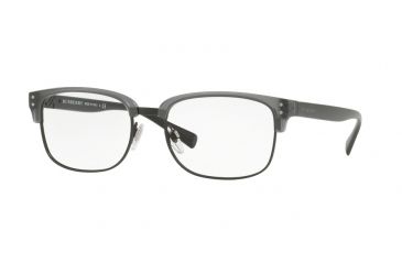 Image of Burberry BE2253 Progressive Prescription Eyeglasses 3640-54 - Matte Grey/matte Black Frame