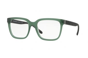 Image of Burberry BE2262F Eyeglass Frames 3700-55 - Matte Green Frame