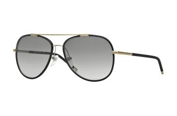 Image of Burberry BE3078J Single Vision Prescription Sunglasses BE3078J-114511-57 - Lens Diameter 57 mm, Frame Color Light Gold/matte Black