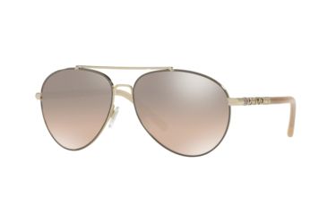 Image of Burberry BE3089 Single Vision Prescription Sunglasses BE3089-11458Z-58 - Lens Diameter 58 mm, Frame Color Light Gold