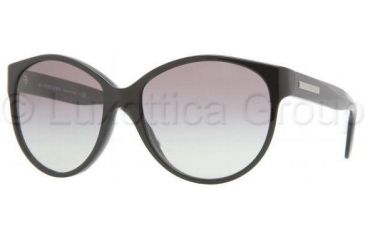 Image of Burberry BE4088A Sunglasses 300111-5716 - Shiny Black Gray Gradient