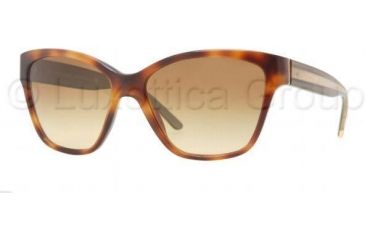 Image of Burberry BE4109 Single Vision Prescription Sunglasses BE4109-32842L-5716 - Lens Diameter 57 mm, Frame Color Havana
