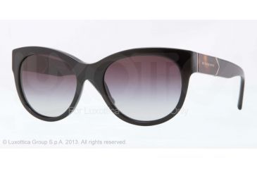 Image of Burberry BE4156 Bifocal Prescription Sunglasses BE4156-30018G-53 - Lens Diameter 53 mm, Frame Color Black