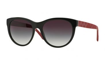 Image of Burberry BE4182 Progressive Prescription Sunglasses BE4182-34988G-56 - Lens Diameter 56 mm, Frame Color Black
