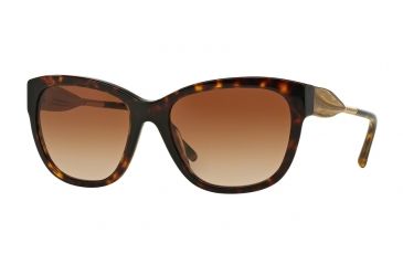 Image of Burberry BE4203 Single Vision Prescription Sunglasses BE4203-300213-57 - Lens Diameter 57 mm, Frame Color Dark Havana