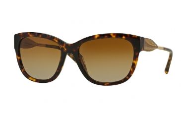 Image of Burberry BE4203 Single Vision Prescription Sunglasses BE4203-3002T5-57 - Lens Diameter 57 mm, Frame Color Dark Havana