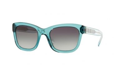 Image of Burberry BE4209 Single Vision Prescription Sunglasses BE4209-35428G-52 - Lens Diameter 52 mm, Frame Color Turquoise