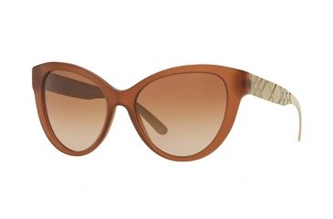 Image of Burberry BE4220F Single Vision Prescription Sunglasses BE4220F-357513-56 - Lens Diameter 56 mm, Frame Color Matte Brown