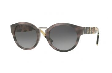 Image of Burberry BE4227 Bifocal Prescription Sunglasses BE4227-3670T3-50 - Lens Diameter 50 mm, Frame Color Striped Grey