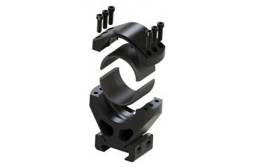 Image of Burris XTR 1 in Signature Rings, 1.00 Height, Matte, Black, Pair, 420231
