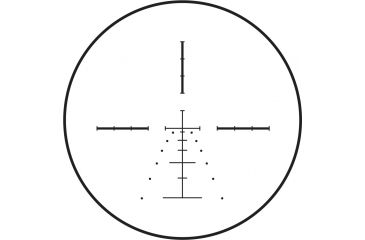 Image of Burris Fullfield E1 6.5-20x50 mm Rifle Scope, 1 in Tube, Second Focal Plane, Black, Matte, Non-Illuminated Ballistic Plex E1 MV Reticle, MOA Adjustment, 200341
