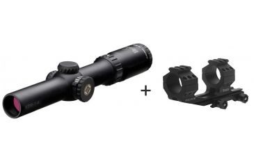 Image of Burris Xtreme Tactical 1-4x24 Illuminated XTR Ballistic Rifle Scope w/ Burris AR-PEPR Scope Mount, 30mm