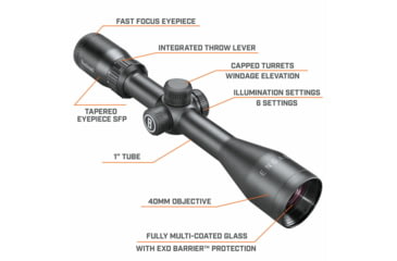 Image of BUSH RE3940BF BUSHNELL ENGAGE 3-9X40 RIFLESCOPE IL