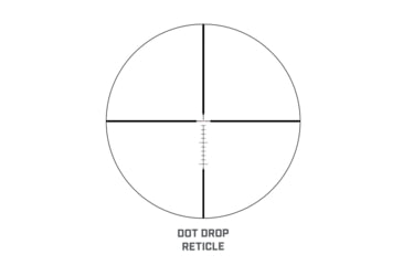 Image of Bushnell 1-6x24 Trophy Quick Acquisition Riflescope, 30 mm, Secong Focal Plane, Dot Drop Reticle, 140 MOA, Hang Tag, Black, RT1624BS15