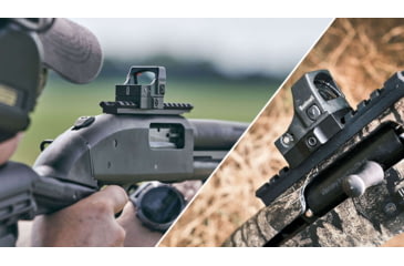 Image of Bushnell 1X25mm RXS-250 Reflex Sight FMC, Weaver/Picatinny, Red, Unlimited, Black, RXS250