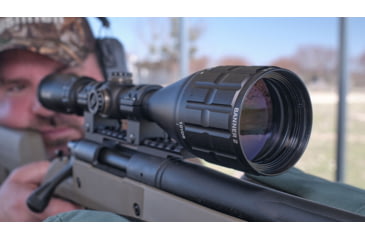 Image of Bushnell Banner 2 6-18x50mm Rifle Scope, 1in Tube, DOA Quick Ballistic Reticle, Black, small, RB6185BS12