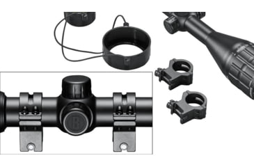 Image of Bushnell Banner 2 6-18x50mm Rifle Scope, 1in Tube, DOA Quick Ballistic Reticle, Black, small, RB6185BS12